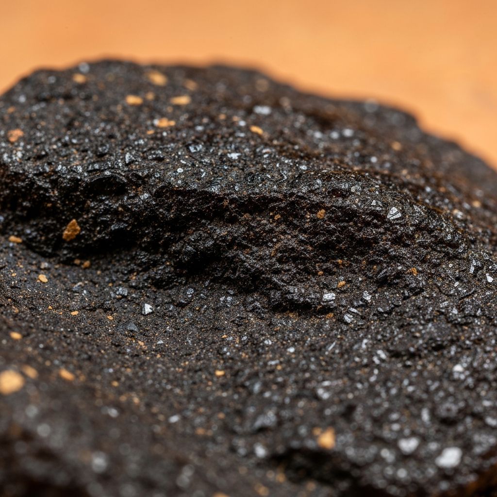 Natural shilajit resin texture showing mineral richness